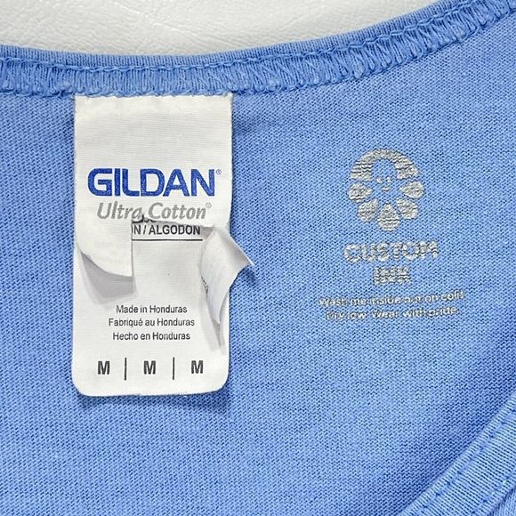 Serving Cervezas Tank Top Mens Blue Medium - Picture 6 of 7